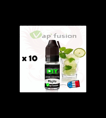 Lot de 10 Mojito - arôme concentré - 10 ml - DIY - Vapfusion