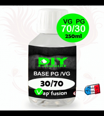 Base neutre- 250 ml PG/VG - 30/70 - DIY E LIQUIDE - Vapfusion