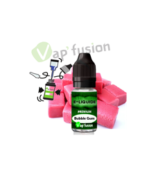 E liquide Bubble gum 10ml Vapfusion características