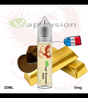 E liquide  Classic Gold  20ml+ booster nicotine -  Vapfusion