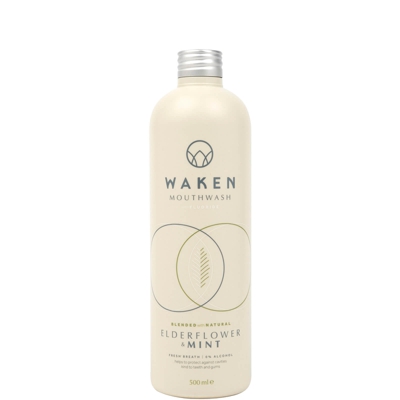 Waken Mouthwash Elderflower & Mint 500ml