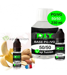 Pack base DIY e liquide facile Ouakiri 230 ml Vap'fusion  Arôme + Booster en oferta