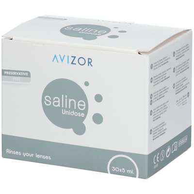 Saline Fluide Lentilles Unidoses