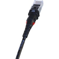 TP-6A-U/4 câble de réseau Noir 1,2 m Cat6a U/UTP (UTP)