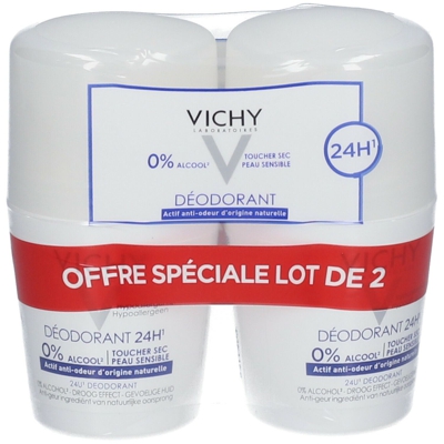 Vichy Déodorant 24H sans sels d'aluminium - Roll-on