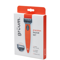 grüum Precision Razor Set - Tangerine Orange características