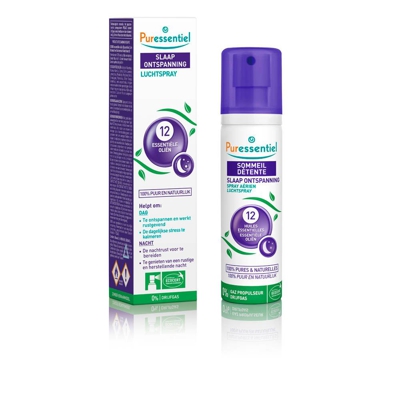 Puressentiel Sommeil Détente Spray aérien 12 Huiles essentielle