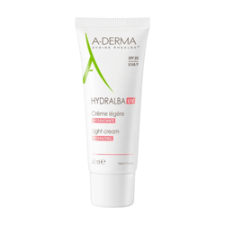 A-Derma Hydralba UV crème hydratante légère SPF 20 en oferta