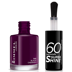 Vernis à ongles 60 Seconds Super Shine Rimmel 8 ml (disponible en plusieurs teintes) - Black Cherries en oferta