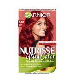 Garnier Nutrisse Permanent Hair Dye (Various Shades) - 6.60 Ultra Fiery Red en oferta