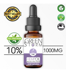 Huile de Chanvre BIO  Broad Spectrum 10% 1000 mg 10 ml saveur Hemp Natural en oferta