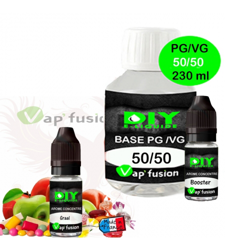 Pack base DIY e liquide facile Graal 230 ml Vap'fusion  Arôme + Booster precio