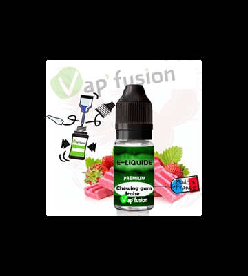 E liquide Chewing-gum Fraise 10ml Vapfusion