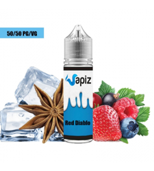 E liquide Red Diablo - 50ml - Vapiz - 50/50 PG/VG características