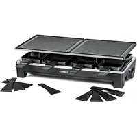 RCS 1350 raclette 8 personne(s) 1350 W Noir, Acier inoxydable