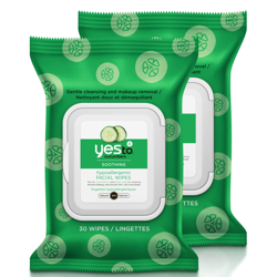 yes to Cucumber Soothing Hypoallergenic Facial Wipes - 30 Count (2 Pack) precio