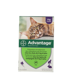 Advantage 80 pour chat et lapin precio