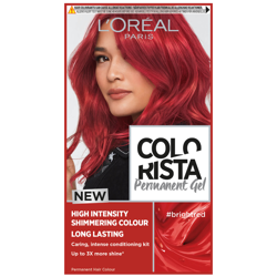 L'Oréal Paris Colorista Permanent Gel Hair Dye (Various Shades) - Bright Red características