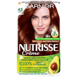 Garnier Nutrisse Permanent Hair Dye (Various Shades) - 4.5 Auburn Red características