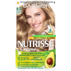 Garnier Nutrisse Permanent Hair Dye (Various Shades) - 8.13 Medium Beige Blonde características