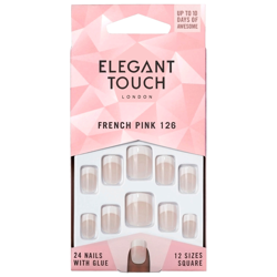 Ongles Manucure Naturelle Elegant Touch – 126 (S) (Pink) en oferta