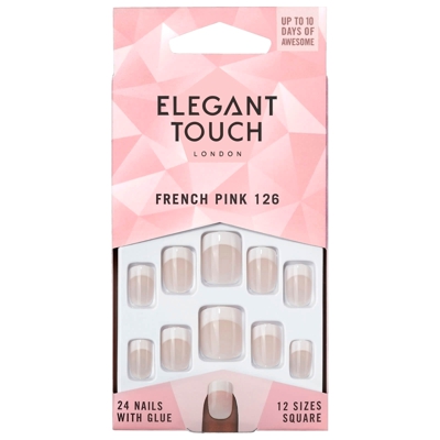 Ongles Manucure Naturelle Elegant Touch – 126 (S) (Pink)