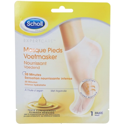 Scholl Masque Pieds Nourrissant Huile d'Argan