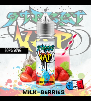 E liquide Milk-berries - 50ml - Street Vap