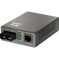 FVT-0104TXFC convertisseur de support réseau 100 Mbit/s Monomode Noir