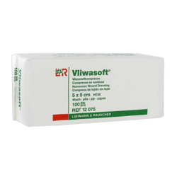 Vliwasoft® Compresse non tissée 5 x 5 cm en oferta