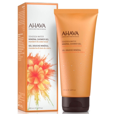 AHAVA Mineral Shower Gel - Mandarin and Cedarwood 200ml