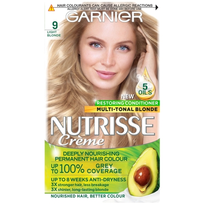 Garnier Nutrisse Permanent Hair Dye (Various Shades) - 9 Light Blonde