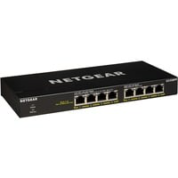 GS308PP Non-géré Gigabit Ethernet (10/100/1000) Connexion Ethernet, supportant l''alimentation via ce port (PoE) Noir, Commutateur precio