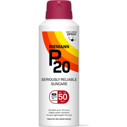 Écran solaire P20 Continuous Spray SPF 50 Riemann 150 ml características