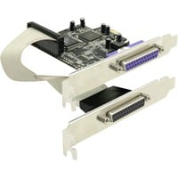 PCI Express card 2 x parallel carte et adaptateur d''interfaces, Carte d''interface precio