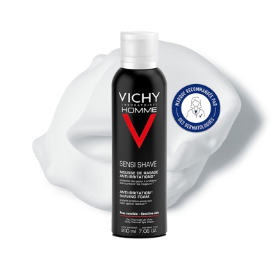 Vichy Homme Mousse à raser anti-irritations