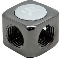 EK-AF T-Splitter 3F G1/4 Noir, Nickel, Distributeur