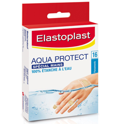 Elastoplast Aqua Protect Spécial Mains Résistant à l'eau 16 Pansements características