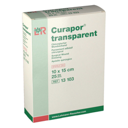 Curapor Transparent Steril 10Cmx15Cm 13103 características