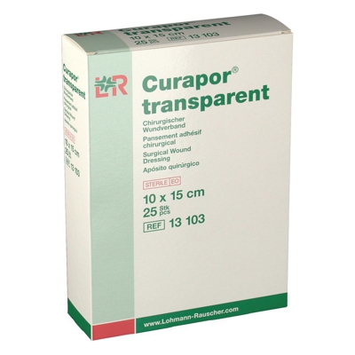 Curapor Transparent Steril 10Cmx15Cm 13103