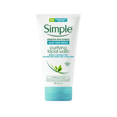 Simple Daily Detox Purifying Face Wash 150ml