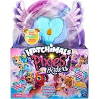 Hatchimals Pixies Riders, Coffret Hatchimal avec fée Lagoon Lily et sa monture Seastallion au caractéristique mystère, Figurine