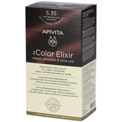 Apivita My Color Elixir 5.35 Marron claire Gold Mahogany