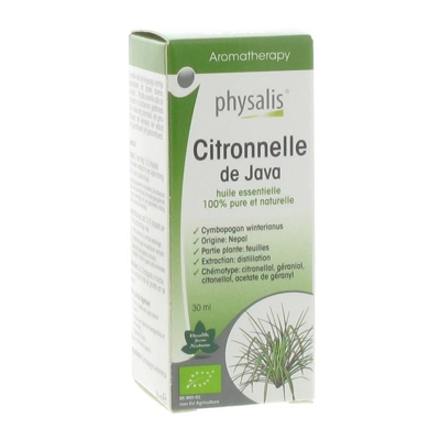 Physalis® Citronnelle de Java Huile Essentielle Bio