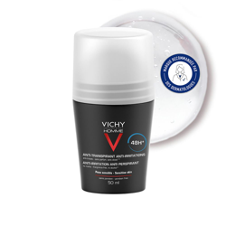 Vichy Homme Déodorant peaux sensibles características