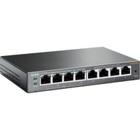 TL-SG108PE Non-géré Gigabit Ethernet (10/100/1000) Connexion Ethernet, supportant l''alimentation via ce port (PoE) Noir, Commutateur