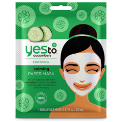 Masque-Tissu Calmant Calming Paper Mask yes to cucumbers en oferta