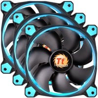 Riing 12 Boitier PC Ventilateur 12 cm Noir, Bleu, Ventilateur de boîtier precio