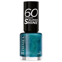 Rimmel 60 Seconds Super-Shine Nail Polish (Various Shades) - Siren características