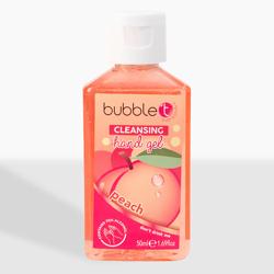 Bubble T Hand Cleansing Gel - Peach 50ml características